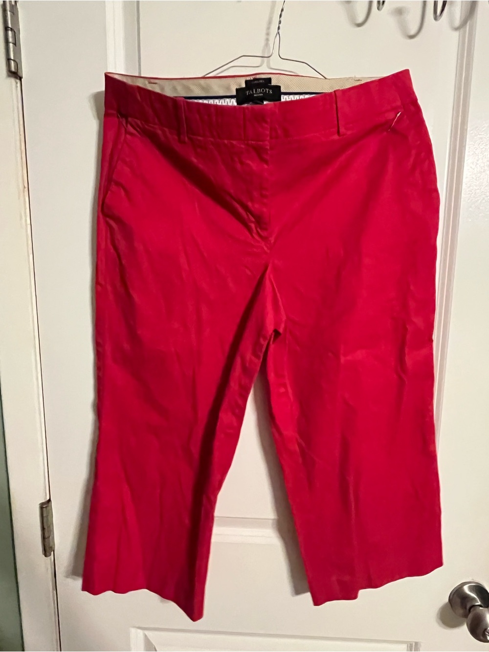 Talbots Hot Pink Cropped Capris